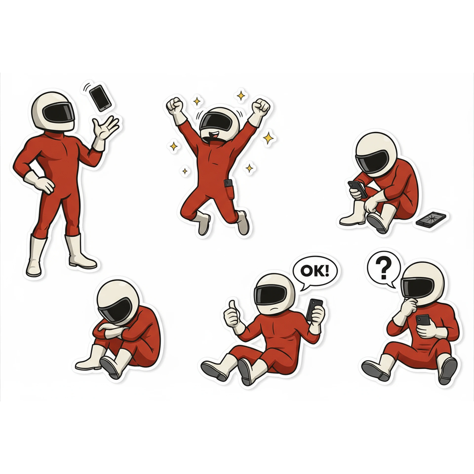 Phone Flip Sticker Pack